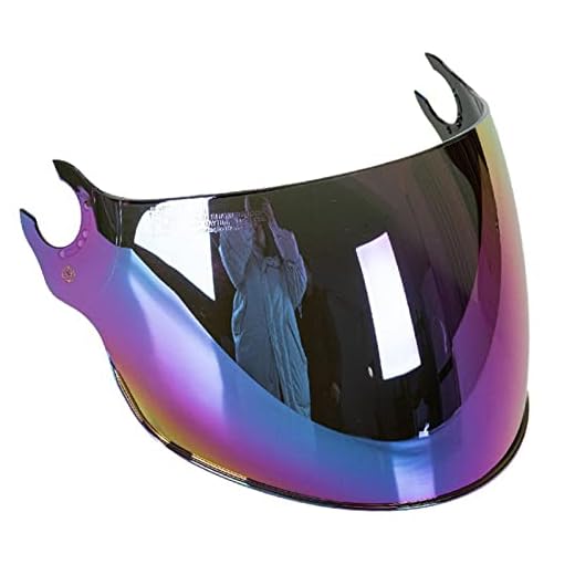 Shiwaki Visiera del casco Lente antigraffio Flip up Lente del parabrezza Visiera per LS2 of562 Sostituzione degli accessori Parti Facile da installare - colorato