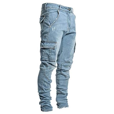 Pantete Mens Slim Fit Jeans with 7 Pockets Cover
