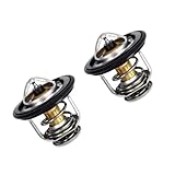 サーモスタット For Civic VII Saloon ES ET1.3IMA ED9 ES9 2003 2004 2005 For Jazz II GD GE3 GE2 1.4 IDSi GE3 GD1 2006 2007 2008 エンジンサーモスタット 19301RNA305(2pcs)