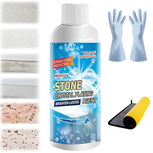 Rimuovi E Rinnova Pietre, Agente Di Rivestimento Nanocristallino Per Piastrelle E Mobili, Detergente E Sigillante Lucidante Per Quarzo Con Protezione Per Granito, Marmo E Pavimenti in Quarzo (1 pz)