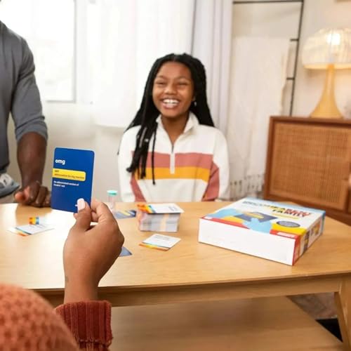 Image of Tickles Incohearent Family Edition Gibberish Guessing Card Game | 400 Cards with Sand Timer | Hilarious Party & Friends Night Game (Ages: 12+ Years, Players: 2+)