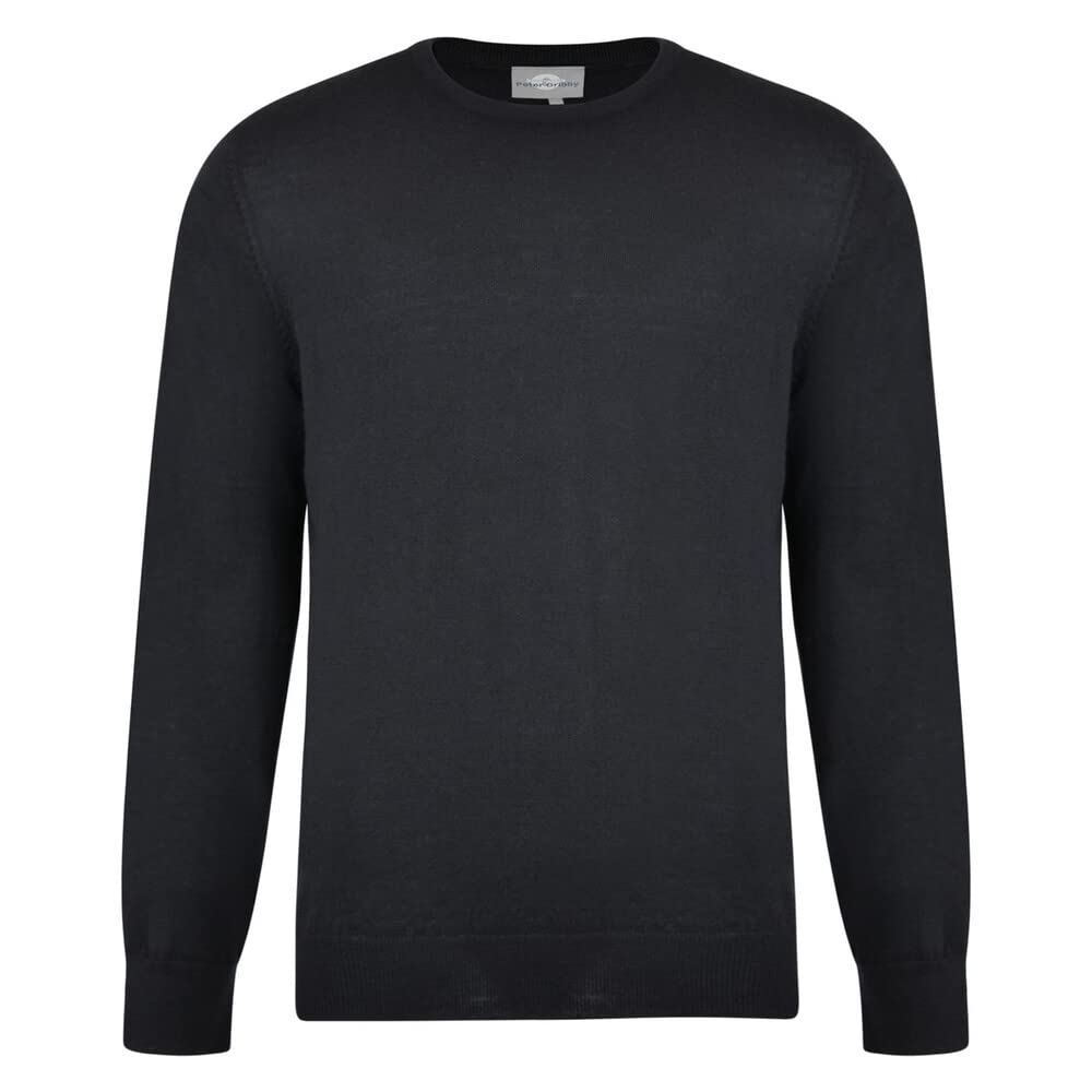 Peter Gribby Mens Merino Crew Neck Jumper