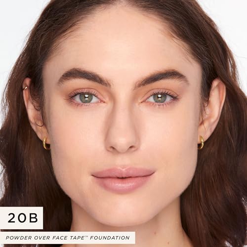 Image of tarte face tape pressed powder - Medium-Coverage Waterproof Powder with Hyaluronic Acid, Snow Mushroom & Peptides to Smooth & Set Makeup, Lightweight, Vegan & Cruelty Free