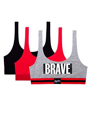 Fruit of the Loom Girls' Cotton Built-up Stretch Sports Bra