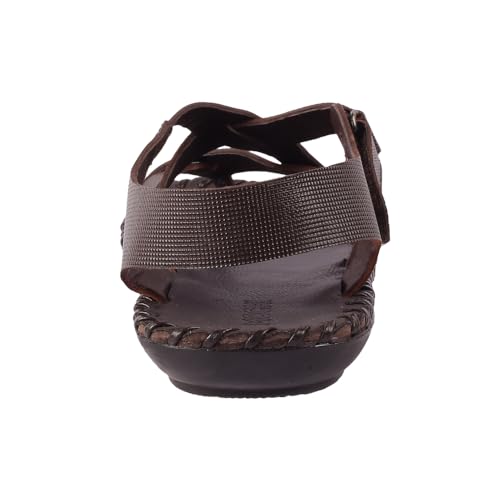 Image of Mochi Men Faux Leather Flat Sandal