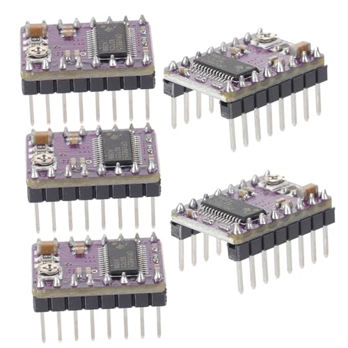 HEALEEP 5pcs Stepper Motor Driver Module Heat Sink for Printer Parts Stepper Motor Driver Compatible Ramps