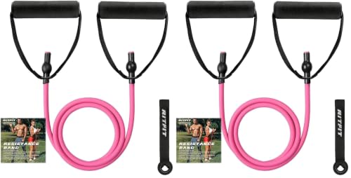 Image of RitFit Single Resistance Bands with Handles Door Anchor for Home Gym