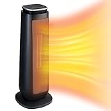 Midea Heizlüfter Energiesparend Leise, Keramik-Heizlüfter 2000W mit ECO Modus& Überhitzungsschutz, Oszillation,8H Timer für Wohnzimmer,Büro