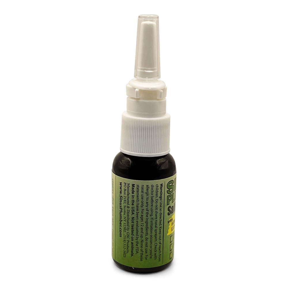 Sinus Plumber Sea Salt Nasal Spray with Hemp Oil Extract, Relieves Congestion, Allergies, Dryness, 1 fl oz — Amazon image 6