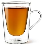 Luigi Bormioli 1440 doppelwandiges Borosilikatglas Kaffee und Tee 295 ml, 2-er Set