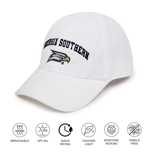 Gorra Ponyflo para mujer, blanca, Universidad Georgia Southern miniatura 2
