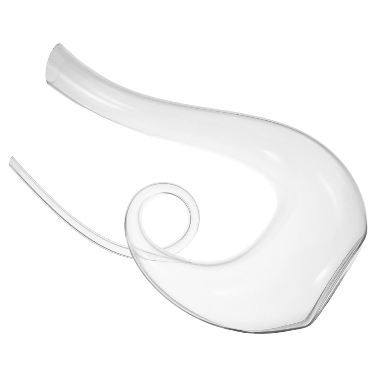 Weindekanter aus Glas 1300ml, Flacher Boden für Rotwein Zuhause