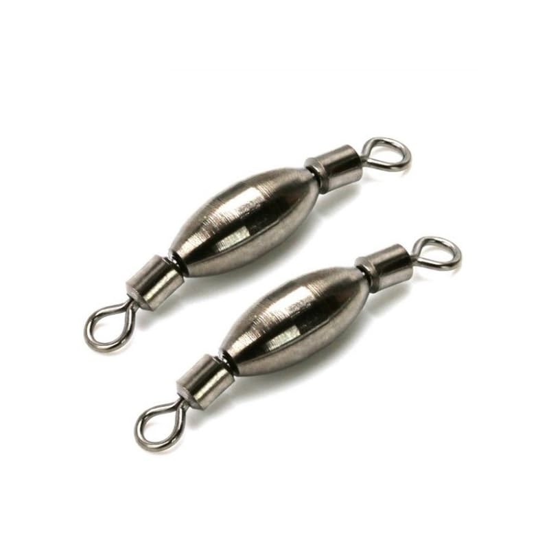 Peso giratorio de cobre para pesca 10 piezas variados