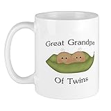 CafePress Great Grandpa Of Twins Mug Unique Coffee Mug, Coffee Cup