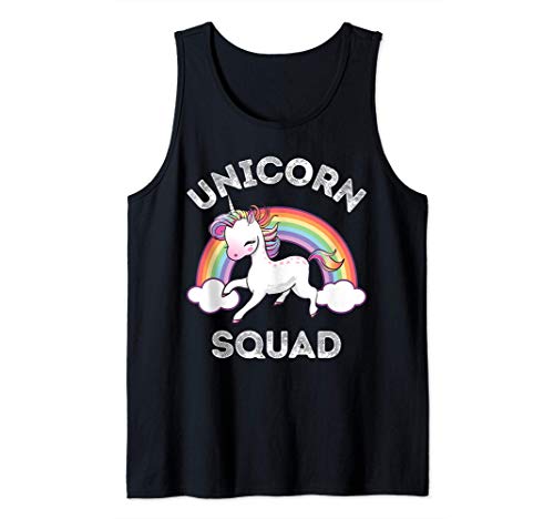 Unicorn Squad Funny Girls Women Rainbow Unicorns Queen Gifts Canotta
