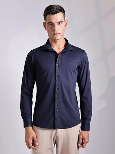 Image of Thomas Scott Men's | Tencel Fabric | Solid | 4 Way Stretchable | Lightweight | Moisture Absorb | Wrinkle Free | Shirt
