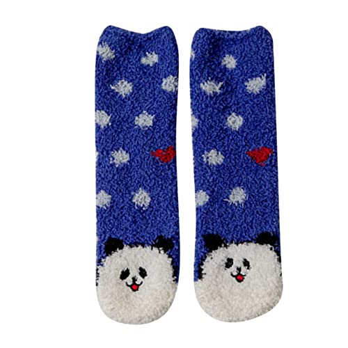 Calcetines de algodón para mujer, cómodos, estampados, con estampado de animales, piña, g, Altoa única