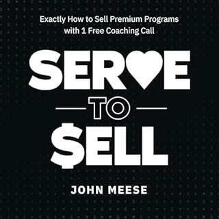 Serve to Sell cover art