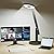 HONEYWELL Desk Lamp for Home Office, H6 Sunturalux™ Eye-Caring Led Desk Light, 800LM Dimmable Desk Lamp with Timer, Touch Control Tall Desk Reading Light, Table Lamp for Circle Webcam, Study, Bedroom