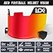 LOKIYS Football Visor - for Youth Football Helmets & Adult Football Helmets（red）