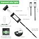 Fuqiduo Solarlampen für Außen Garten, 4 Stücke Solar Gartenleuchten mit Warmweiß Wolfram Licht, IP65 Wasserdichte Solarleuchte für Garten Rasen Terrasse Hof, Warmweiß