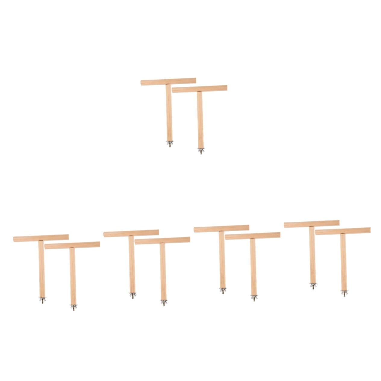HANABASS 10pièces pour Oiseaux Perchoir pour Perruches Et Perroquets Accessoires pour Oiseaux De Cage Jouet pour