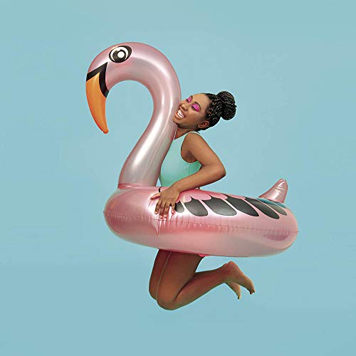 Mor - Boia Cisne Perolado Rosa Com Abertura