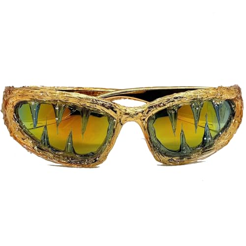Image of Wrap Around Y2K Sunglasses Men And Women Cool Sunglasses Personalized Street Party sunglasses N45