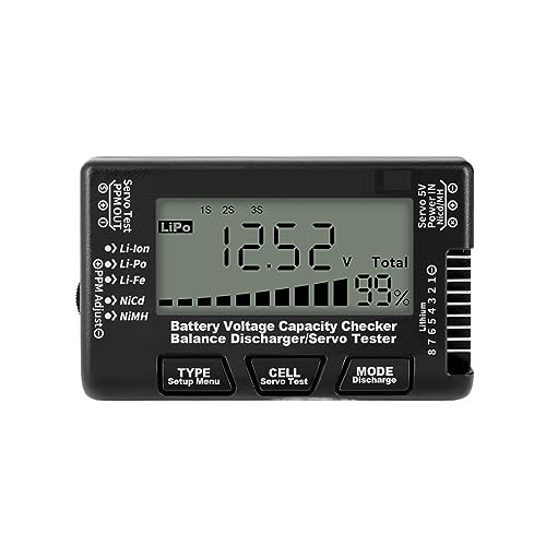 Vérificateur de batterie numérique et module de détection de puissance avec écran LCD noir
