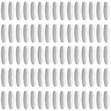 Ewparts Breakaway Clasp 100 Pieces Safety Plastic Breakaway Clasps Black Breakaway Clasps Beads Connectors for Making Chain Necklace,Bracelet,Hangers,Lanyards Bead Barrel Connectors (White - 100)