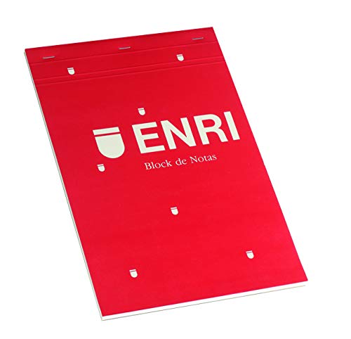 Blocs De Notas Enri 400032069 - Pack de 5 blocs de notas grapados de tapa blanda, A4