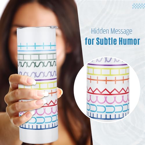 Vaso térmico blanco de acero inoxidable 20 oz miniatura 2