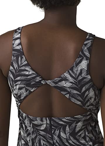 Prana Women's Standard Skypath Dress, Black Springtime, X-Small #TOP4