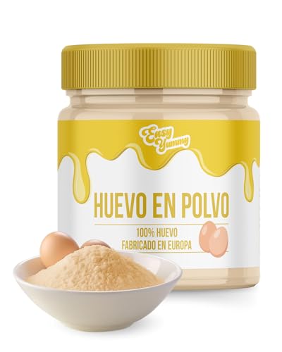 EASY YUMMY - Huevo entero en polvo (500 g), 100 % huevo entero en polvo para cocinar, para huevos revueltos, tortillas y repostería.