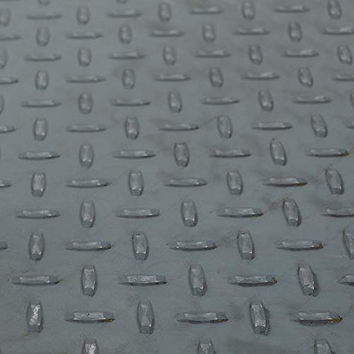 Recpro Trailer Fender 14 Gauge Steel Diamond Plate | 32" X 10" X 13" | Axle Trailer Fender | Trailer Fenders (2 Fenders) | Made In Usa #TOP5