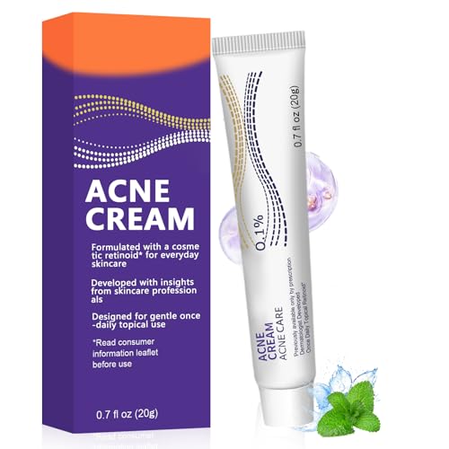 Acne Cream 20g, Spot cream, Reduces Pimples, Blemishes & Blackheads , Oil Control& Redness Relief, Providing soothing, Gentle Care for skin