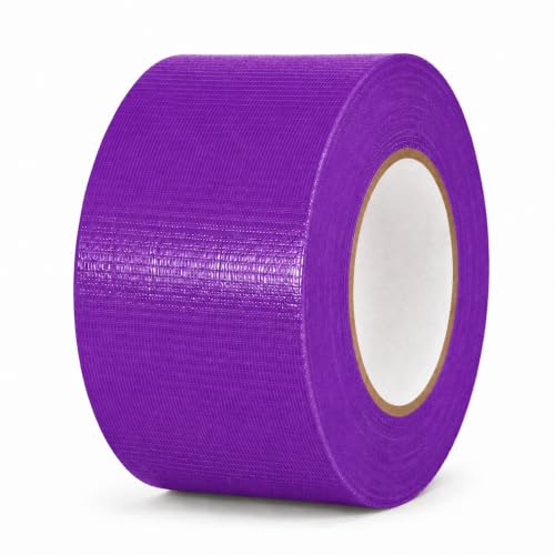 Image of GGR Supplies CDT-36 Industrial Grade Cloth Duct Tape, Purple 3 Inch x 60 Yards, Waterproof UV Resistant Heavy Duty, Clean Removal with No Sticky Residue for Repairs, Packaging, and Bundling