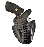 Leather Holster with Safety Lock fits Ruger GP100 or SP...