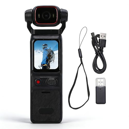 Caméra vlogging pour filmer sans encombrement grâce à l'objectif rotatif