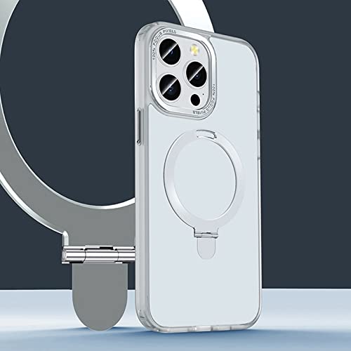 Coque de téléphone magnétique pour iPhone 13 Pro Max avec support bague de charge sans fil