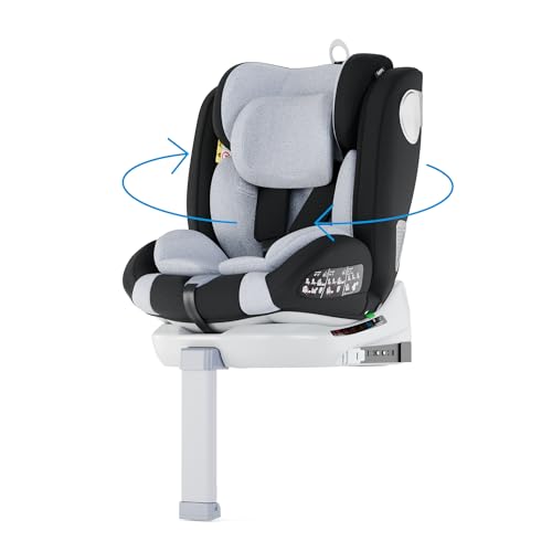Babify Silla Coche Bebe Grupo 0 1 2 3 con Isofix 360°