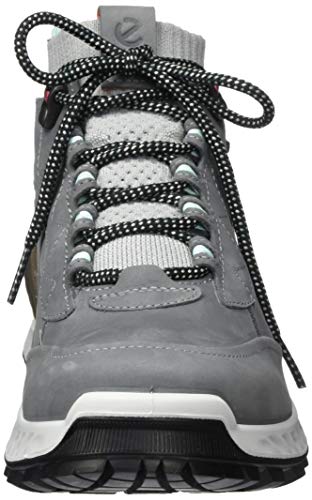 Ecco Womens Exohike High Gore-Tex Hiking Boot, Titanium/Concrete Nubuck, 8-8.5 Us #TOP1