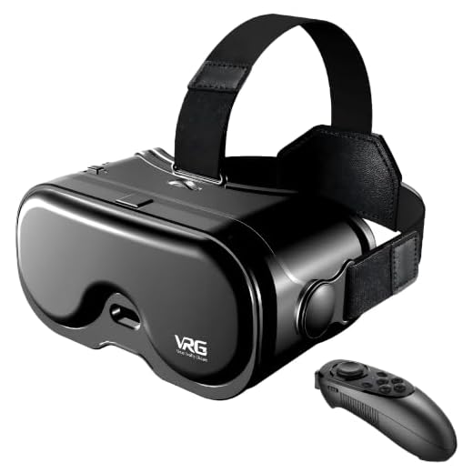 VR Headset for Phone, 3D Family Anti-Blue Eyes Protected HD Lenses, 120° FOV Virtual Reality Headsets VR Goggles for iPhone17/16/15/14/13/12/11, Samsung, Android (Black)