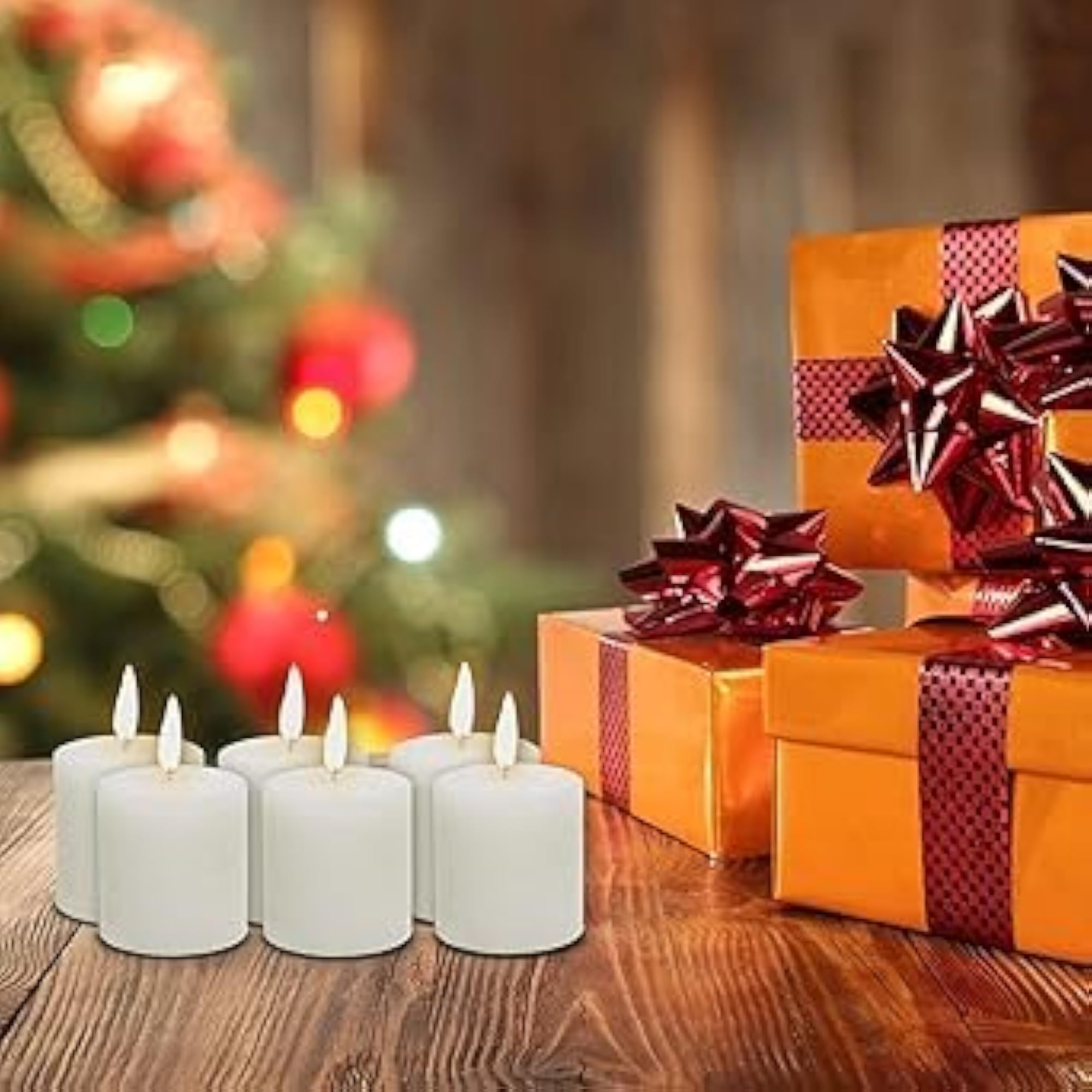 SID Pure Wax Unscented Pillar Candle, 5 x 5 cm, White
