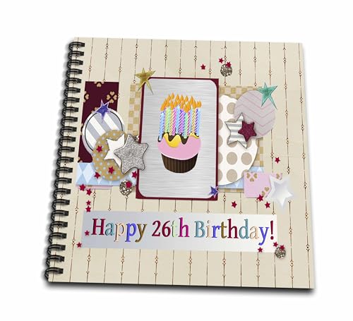 Livre de dessin Happy 26th anniversaire à offrir en cadeau unique
