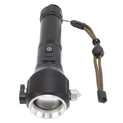 Linterna recargable pequeña con luz lateral COB para camping y cortes de luz