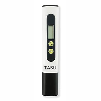 TASU TDS Digital Water Quality Tester for RO-RODI System Drinking Water, Aquariums, Hydroponics, 0-999 ppm Measuring Range, 1 ppm Increments, 2% Readout Accuracy