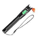 Visual Fault Locator, 30-50KM Fiber Optic Cable Tester Meter VFL Red Light Pen Light Source Testers