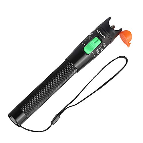 Visual Fault Locator, 30-50KM Fiber Optic Cable Tester Meter VFL Red Light Pen Light Source Testers