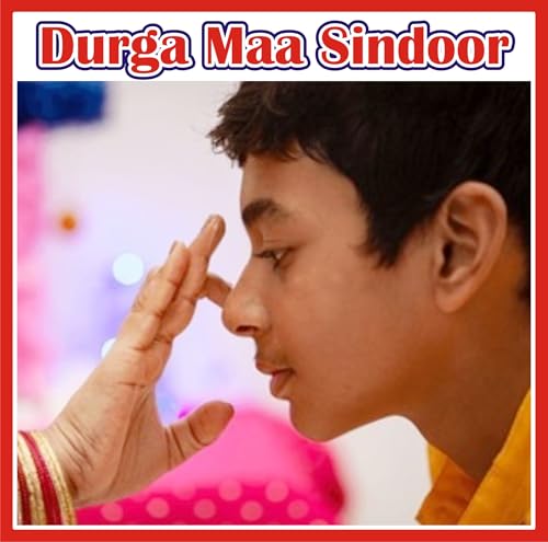 Image of Durga Maa Sindoor, Traditional Red, Pure Red Vermilion Powder for Puja, Tilak, Suhag, and Wedding Rituals | Traditional Hindu Sindoor 100g
